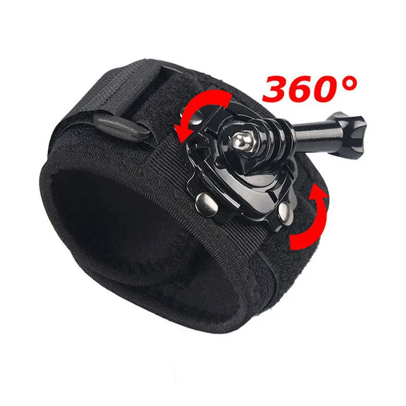 360 Degrees Wrist Mount Band Strap and Screw Camera Accessories for GOPRO Hero 7/6/5/4/3/3+/2/1 SJ4000 SJ5000 Xiaomi Yi
360 Degrees Wrist Mount Band Strap and Screw Camera Accessories for GOPRO Hero 7/6/5/4/3/3+/2/1 SJ4000 SJ5000 Xiaomi Yi