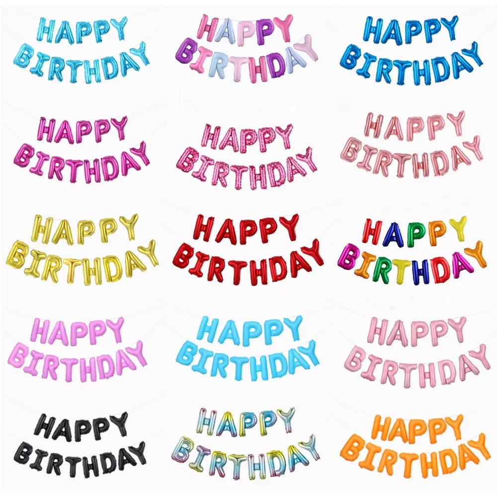 13pcs Happy Birthday Decoration Balloons Rose Gold Letter Foil Ballons Birthday Party Decorations Globos Balony Anniversaire
13pcs Happy Birthday Decoration Balloons Rose Gold Letter Foil Ballons Birthday Party Decorations Globos Balony Anniversaire