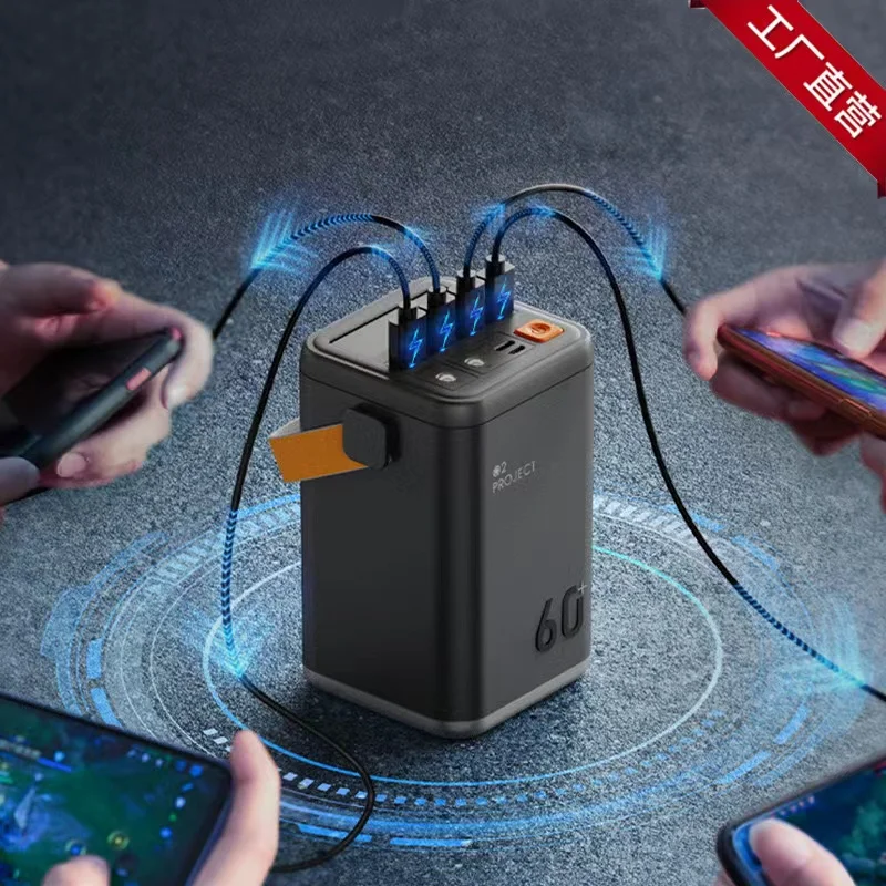 New 60,000 mAh 60W High-capacity Mobile Power Bank PD45W Fast Charging Laptop Portable Home Outdoor Super Charging Treasure
New 60,000 mAh 60W High-capacity Mobile Power Bank PD45W Fast Charging Laptop Portable Home Outdoor Super Charging Treasure