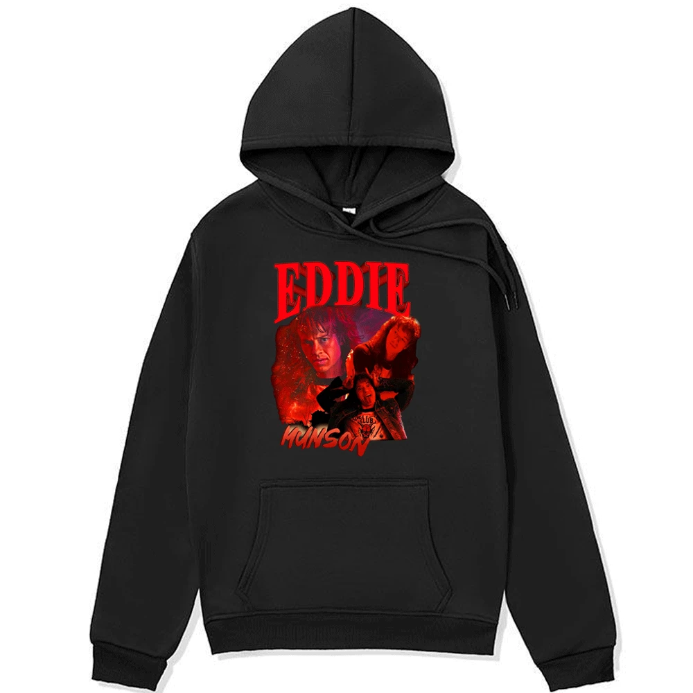 Stranger Things 4 Eddie Munson Hoodie Men's Women's Streetwear Hip Hop Harajuku Sweatshirt Autumn Winter Long Sleeve Pullover
Stranger Things 4 Eddie Munson Hoodie Men's Women's Streetwear Hip Hop Harajuku Sweatshirt Autumn Winter Long Sleeve Pullover