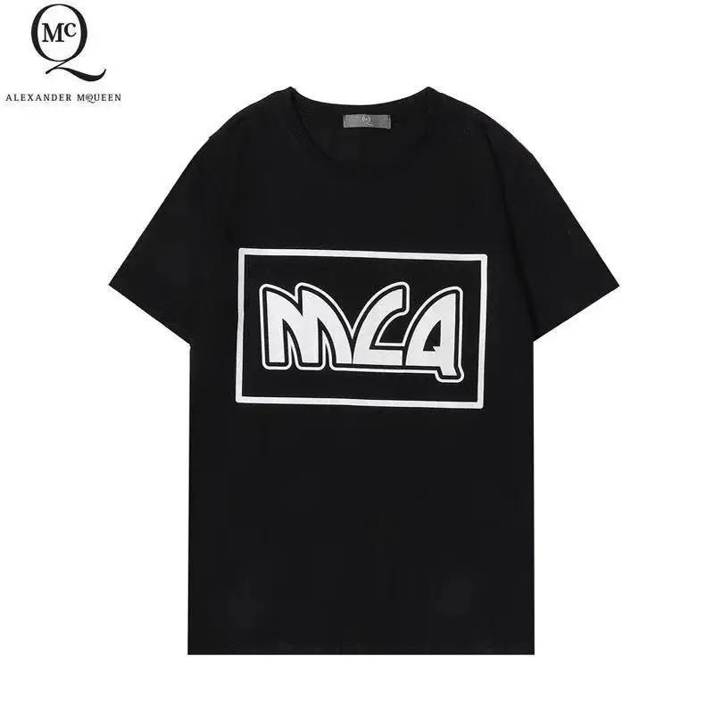 MCQueen T-shirt Men's and Women's Unisex Letter Printed Short Sleeve All-match Tops & Tees
MCQueen T-shirt Men's and Women's Unisex Letter Printed Short Sleeve All-match Tops & Tees