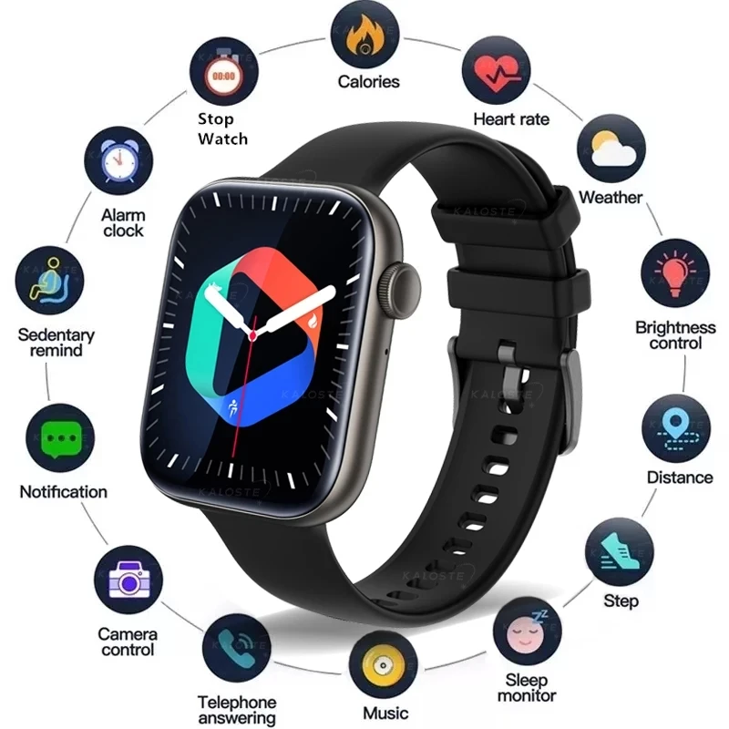 Bluetooth Call Smart Watch Mens Women 1.79inch Large Screen Fashion Watches Heart Rate Monitor smartwatch Ladies For IOS Android
Bluetooth Call Smart Watch Mens Women 1.79inch Large Screen Fashion Watches Heart Rate Monitor smartwatch Ladies For IOS Android