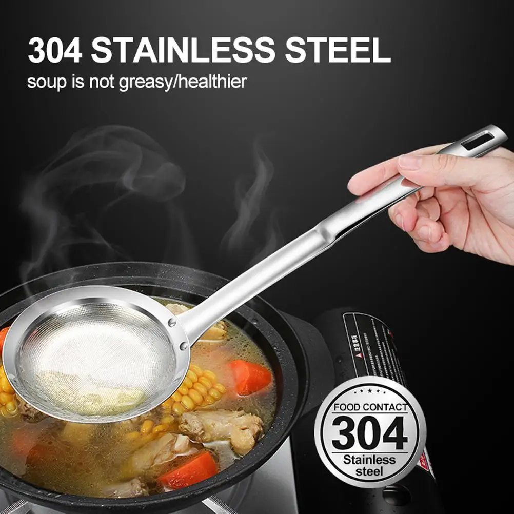 3PCS Stainless Steel Fine Mesh Strainer Oil Skimmer Fine Mesh Sieve Food Strainer Colander Sieve for Kitchen Cooking
3PCS Stainless Steel Fine Mesh Strainer Oil Skimmer Fine Mesh Sieve Food Strainer Colander Sieve for Kitchen Cooking