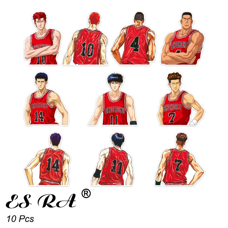 Наклейки на чемодан, аниме, баскетбольный телефон, Slam Dunk, наклейки для ноутбука, наклейки для автомобиля, велосипеда, кувшина, украшение для моторного шлема 
Наклейки на чемодан, аниме, баскетбольный телефон, Slam Dunk, наклейки для ноутбука, наклейки для автомобиля, велосипеда, кувшина, украшение для моторного шлема