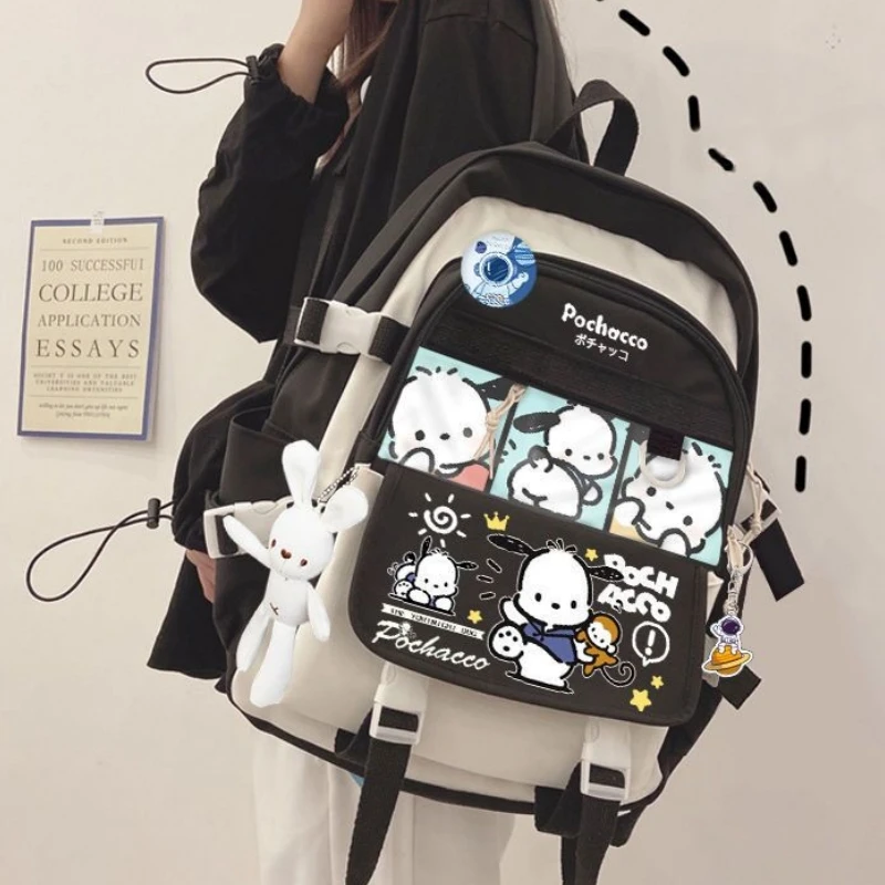 NEW Anime Sanrio Plush Toys Cinnamoroll Backpack Kids Girl Boy Black Blue Schoolbag Kawaii Student School Bag Computer Gift
NEW Anime Sanrio Plush Toys Cinnamoroll Backpack Kids Girl Boy Black Blue Schoolbag Kawaii Student School Bag Computer Gift