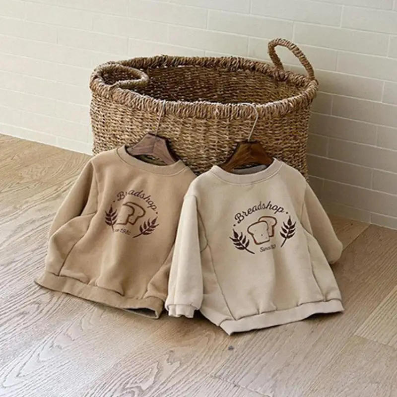 Children Clothes Infand Bread Printing Costume Tees Baby Girls Boys Bottoming Shirt Spring Autumn Toddler Cotton Sweatshirt Tops
Children Clothes Infand Bread Printing Costume Tees Baby Girls Boys Bottoming Shirt Spring Autumn Toddler Cotton Sweatshirt Tops