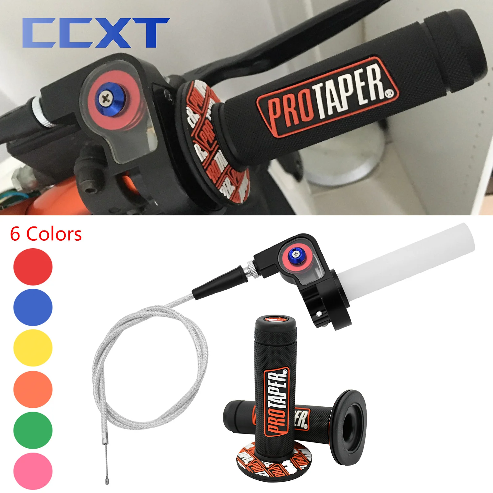 Motorcycle Quick Turn Throttle Grips Handle Grip 980mm Throttle Cable For ATV Motocross Honda Yamaha KTM Kawasaki Suzuki Parts
Motorcycle Quick Turn Throttle Grips Handle Grip 980mm Throttle Cable For ATV Motocross Honda Yamaha KTM Kawasaki Suzuki Parts