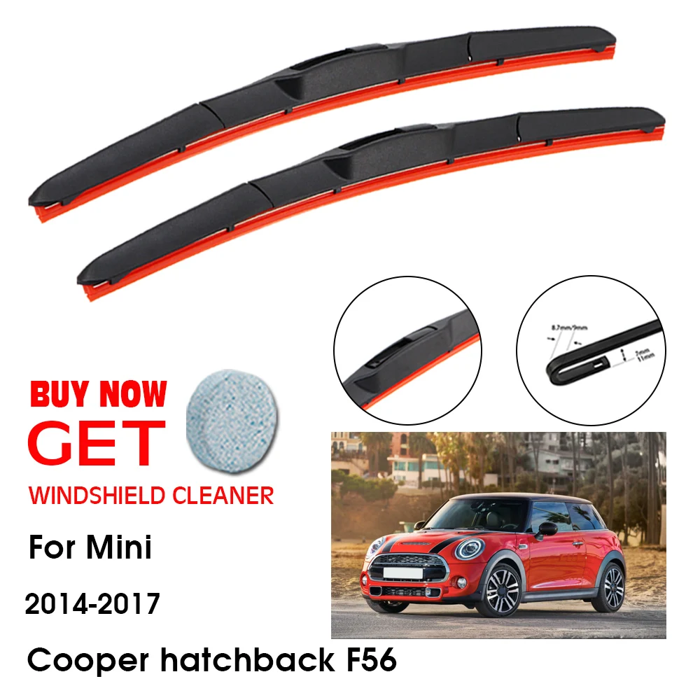 Car Wiper For Mini Cooper hatchback F56 19"+18" 2014-2017 Front Window Washer Windscreen Windshield Silica Gel Blades Accessorie
Car Wiper For Mini Cooper hatchback F56 19"+18" 2014-2017 Front Window Washer Windscreen Windshield Silica Gel Blades Accessorie