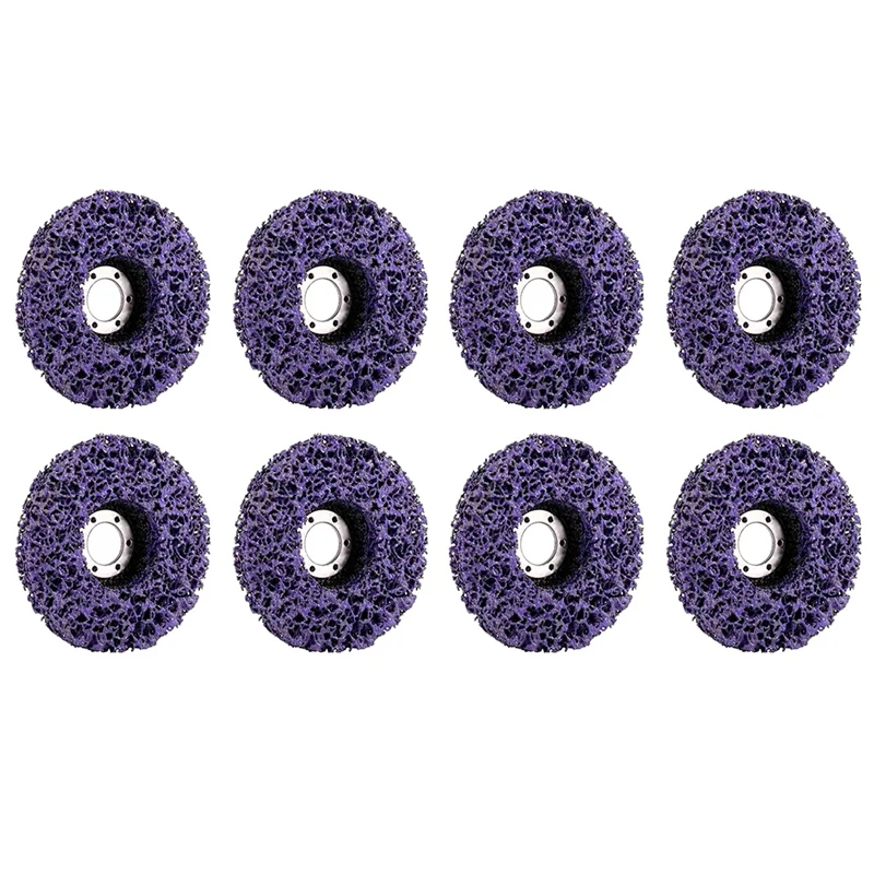 8Pcs 125Mm Poly Strip Disc Abrasive Wheel Paint Rust Remover Clean Grinding Wheels for Durable Angle Grinder
8Pcs 125Mm Poly Strip Disc Abrasive Wheel Paint Rust Remover Clean Grinding Wheels for Durable Angle Grinder