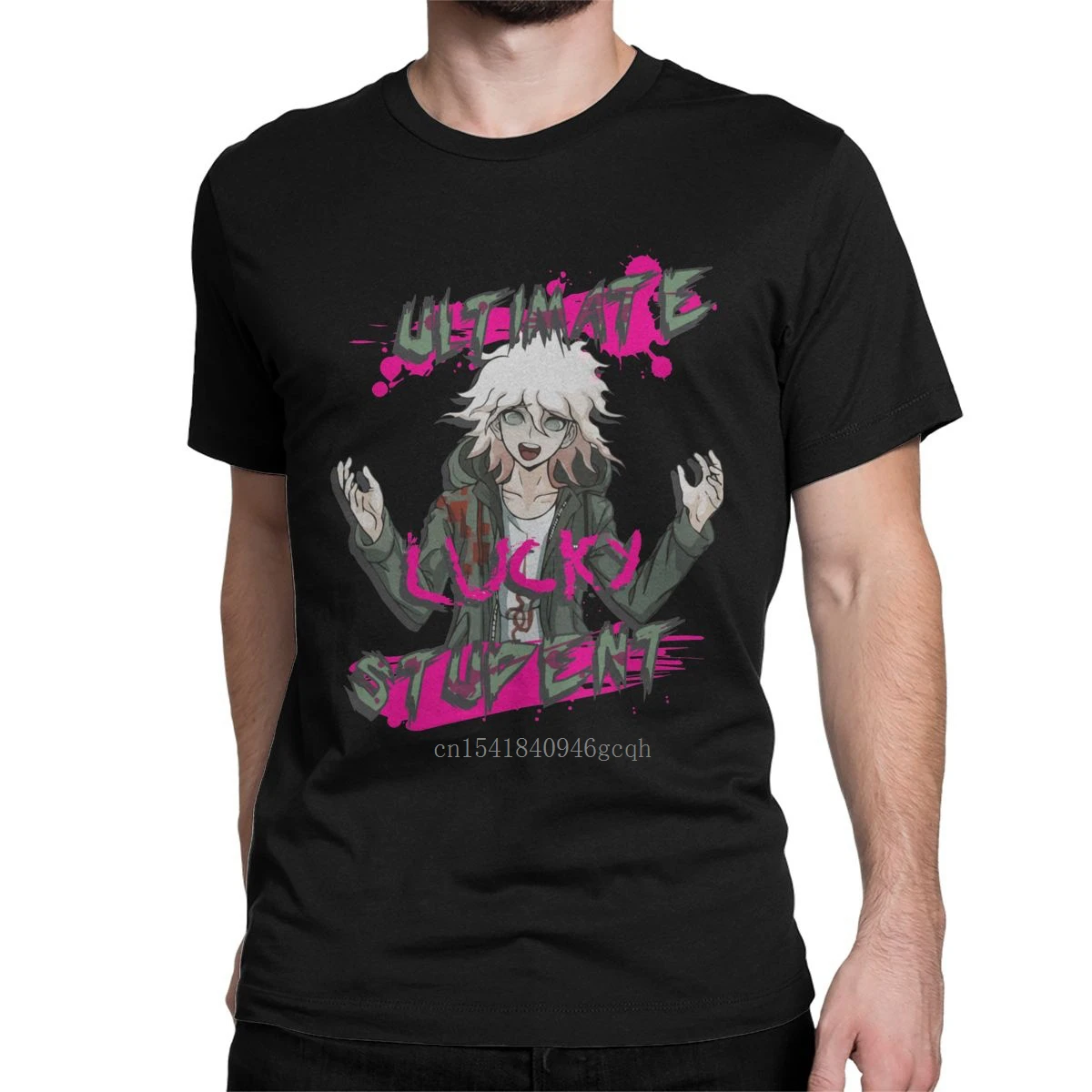 Men's T-Shirt Nagito Komaeda The Ultimate Lucky Student Danganronpa Novelty Pure Cotton Tee Shirt Anime T Shirts Tops Original
Men's T-Shirt Nagito Komaeda The Ultimate Lucky Student Danganronpa Novelty Pure Cotton Tee Shirt Anime T Shirts Tops Original