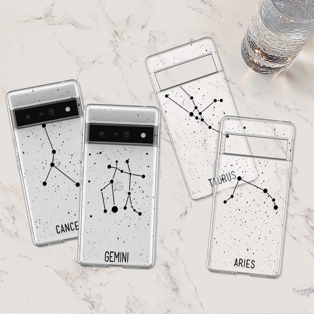 Constellation Symbol Case for Pixel 6a 7 Pro 6 6Pro 2 3 3a Soft Clear TPU Back Shell Cover for Google 4 4a 5 5a 5G XL Fundas 
Constellation Symbol Case for Pixel 6a 7 Pro 6 6Pro 2 3 3a Soft Clear TPU Back Shell Cover for Google 4 4a 5 5a 5G XL Fundas
