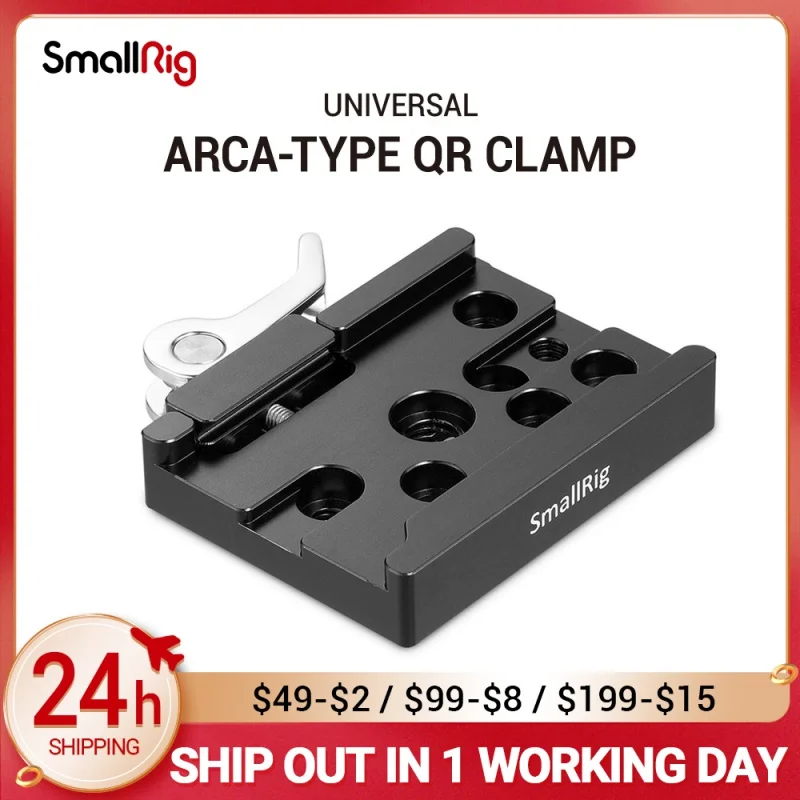 SmallRig Camera Monopod Head Quick Release Plate ( Arca-type Compatible) QR Plate For Arca-Swiss Plate Tripod Accessories 2143
SmallRig Camera Monopod Head Quick Release Plate ( Arca-type Compatible) QR Plate For Arca-Swiss Plate Tripod Accessories 2143