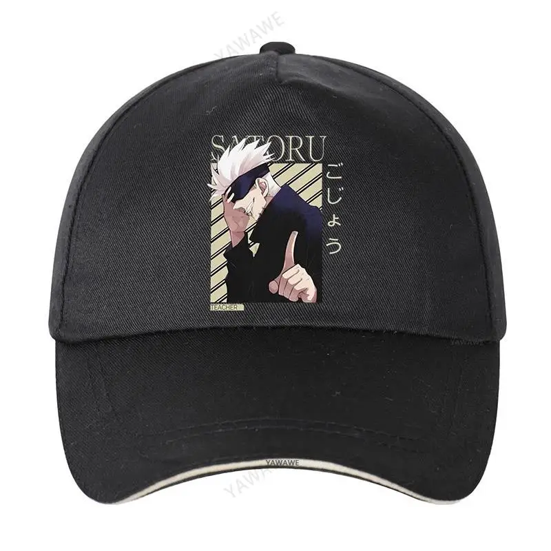Jujutsu Kaisen Snapback Cap Men Cotton Baseball Cap Trendy Solid Sunhat Leisure Anime Manga Satoru Gojo Dad hat hip hop hat
Jujutsu Kaisen Snapback Cap Men Cotton Baseball Cap Trendy Solid Sunhat Leisure Anime Manga Satoru Gojo Dad hat hip hop hat