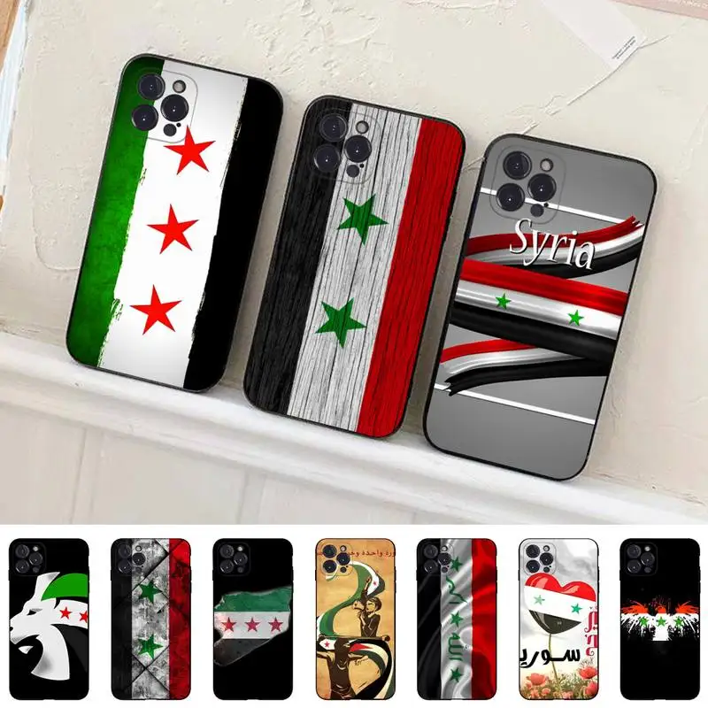 Syria Flag Phone Case For iPhone 14 11 12 13 Mini Pro Max 8 7 6 6S Plus X SE 2020 XR XS Funda Case
Syria Flag Phone Case For iPhone 14 11 12 13 Mini Pro Max 8 7 6 6S Plus X SE 2020 XR XS Funda Case