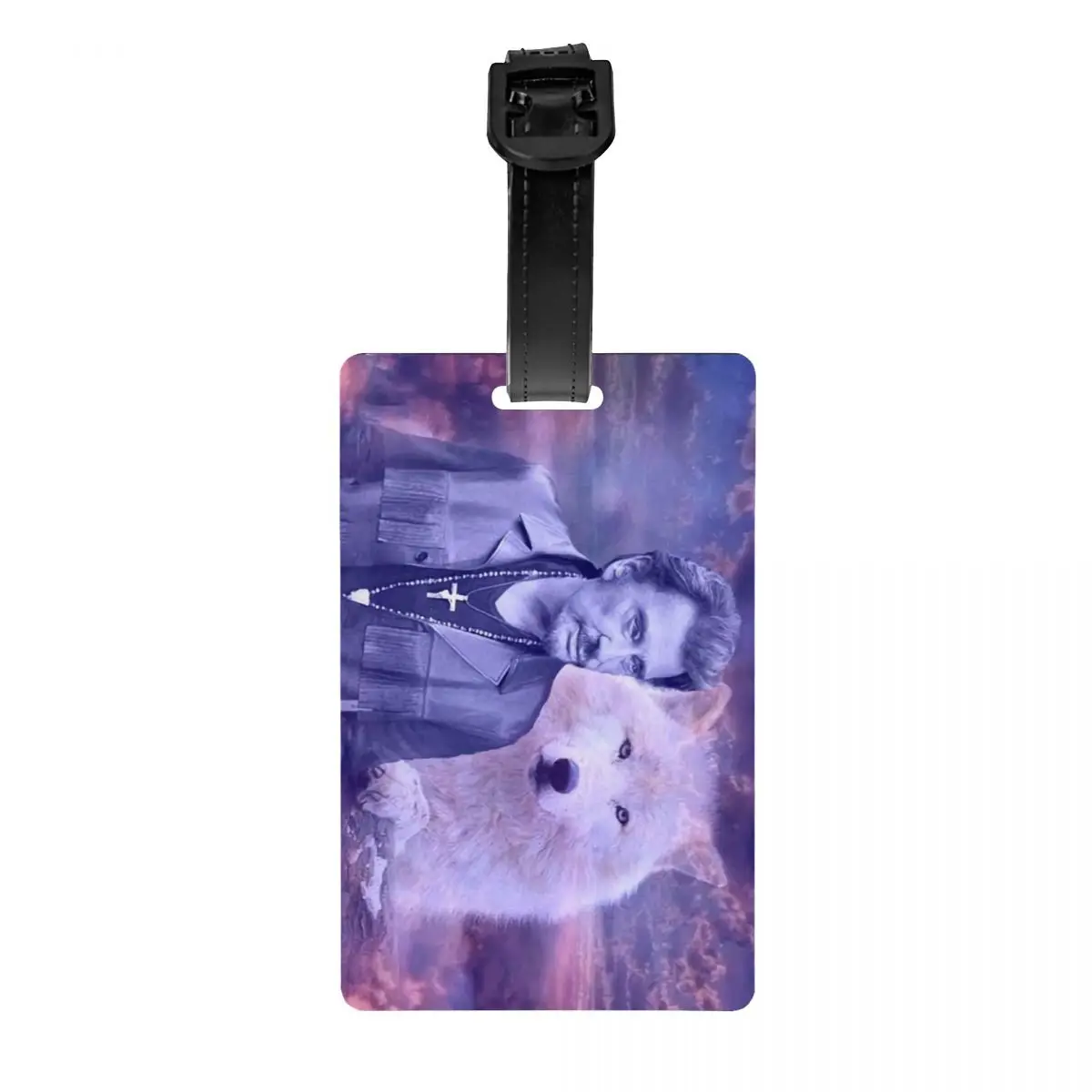 Johnny Hallyday Luggage Tags for Travel Suitcase French Singer Rock Music Privacy Cover Name ID Card
Johnny Hallyday Luggage Tags for Travel Suitcase French Singer Rock Music Privacy Cover Name ID Card