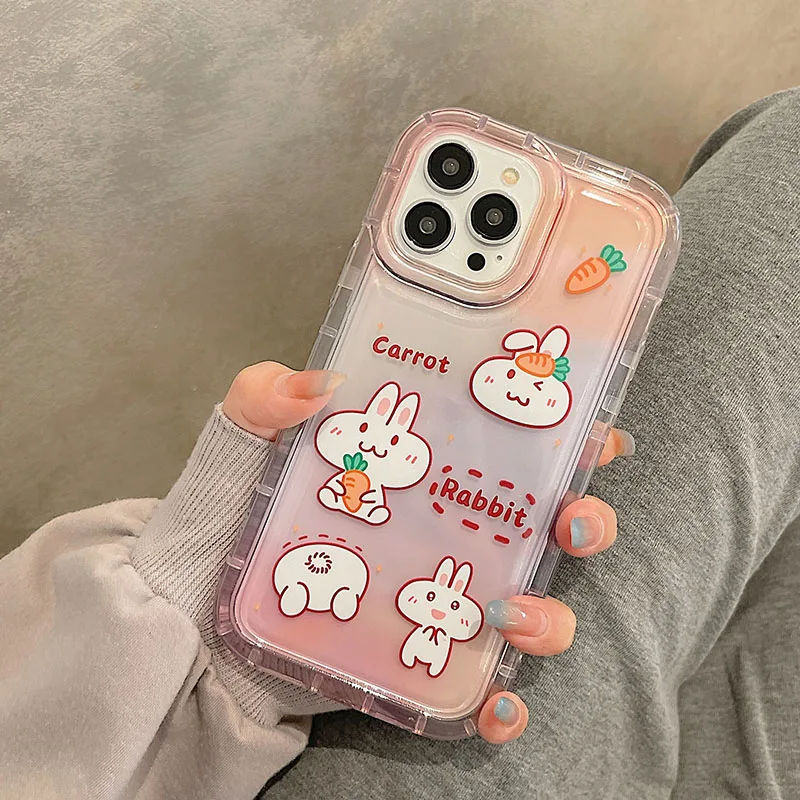 Shockproof Cute Rabbit Transparent Phone Case For iPhone 11 12 13 14 Pro Max Plus Soft Silicone Cartoon Clear Back Cover Cases
Shockproof Cute Rabbit Transparent Phone Case For iPhone 11 12 13 14 Pro Max Plus Soft Silicone Cartoon Clear Back Cover Cases
