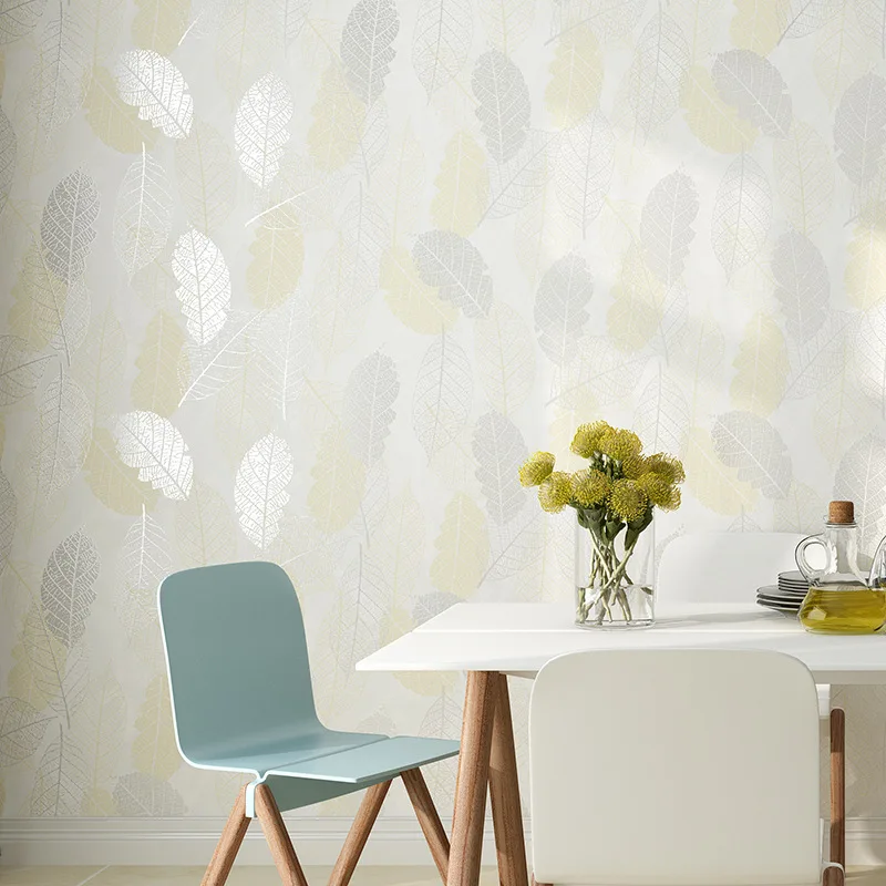 Simple and modern leaf non-woven abstract wallpaper Nordic bedroom living room full of walkways New Chinese leaf wallpaper
Simple and modern leaf non-woven abstract wallpaper Nordic bedroom living room full of walkways New Chinese leaf wallpaper
