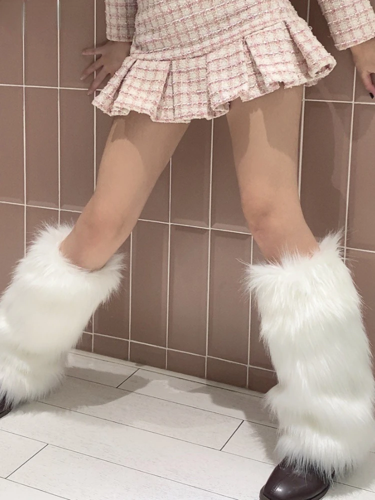 Женские носки для косплея Harajuku Y2k Lolita Fluffies из искусственной кожи, зимний теплый рукав для ног
Женские носки для косплея Harajuku Y2k Lolita Fluffies из искусственной кожи, зимний теплый рукав для ног