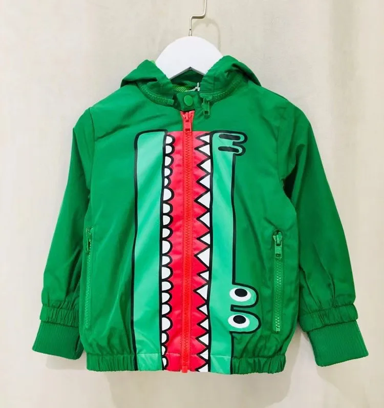 Детская демисезонная куртка с изображением животных, зеленого цвета, размер 2022-100
Детская демисезонная куртка с изображением животных, зеленого цвета, размер 2022-100