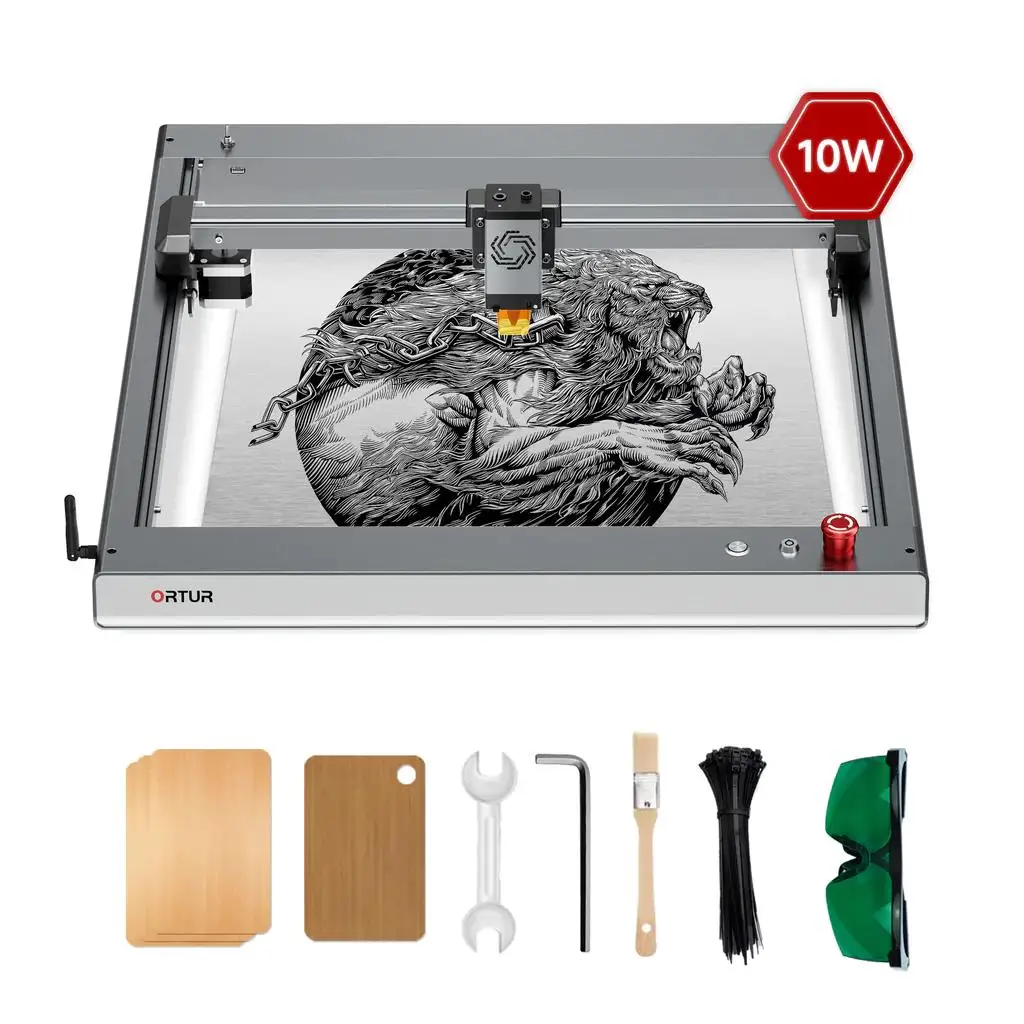 Ortur Laser Engraver 3 400x400mm Ultra-thin Laser Beam High-precision Laser Printer Cutting and Engraving Machine For Wood Metal
Ortur Laser Engraver 3 400x400mm Ultra-thin Laser Beam High-precision Laser Printer Cutting and Engraving Machine For Wood Metal