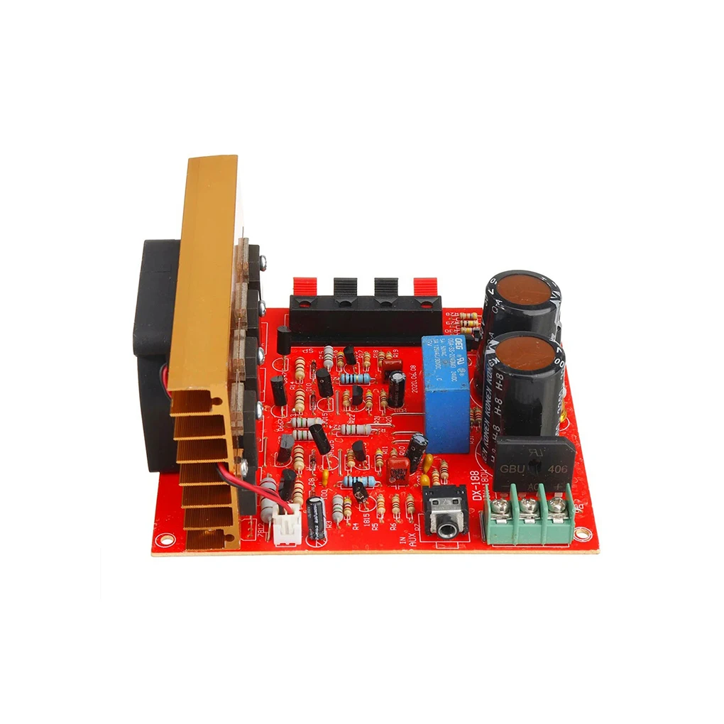 

Stereo Power Amplifier Board Air Cooled Speaker Sound Preamplifier Dual 2 Channel Amplifiers Audio Amplify Boards