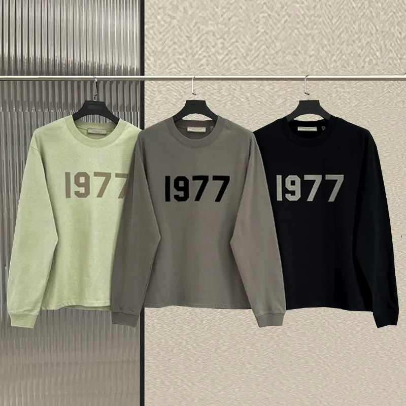 ESSENTIALS Sweatshirt Casual Flocked 1977 Print Men Women 1:1 ESSENTIALS Oversize Pullover
ESSENTIALS Sweatshirt Casual Flocked 1977 Print Men Women 1:1 ESSENTIALS Oversize Pullover