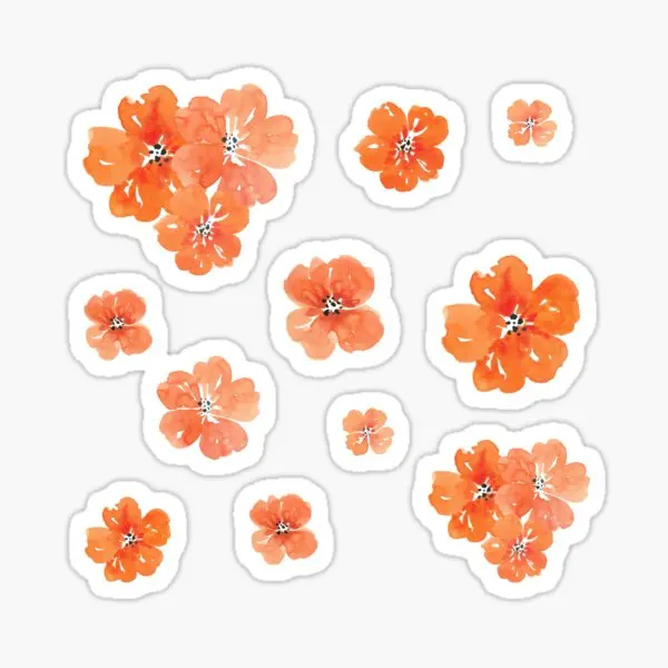 Little Orange Watercolor Flowers Set Pac 5PCS Stickers for Living Room Bumper Cute Water Bottles Laptop Luggage Print Wall Art
Little Orange Watercolor Flowers Set Pac 5PCS Stickers for Living Room Bumper Cute Water Bottles Laptop Luggage Print Wall Art