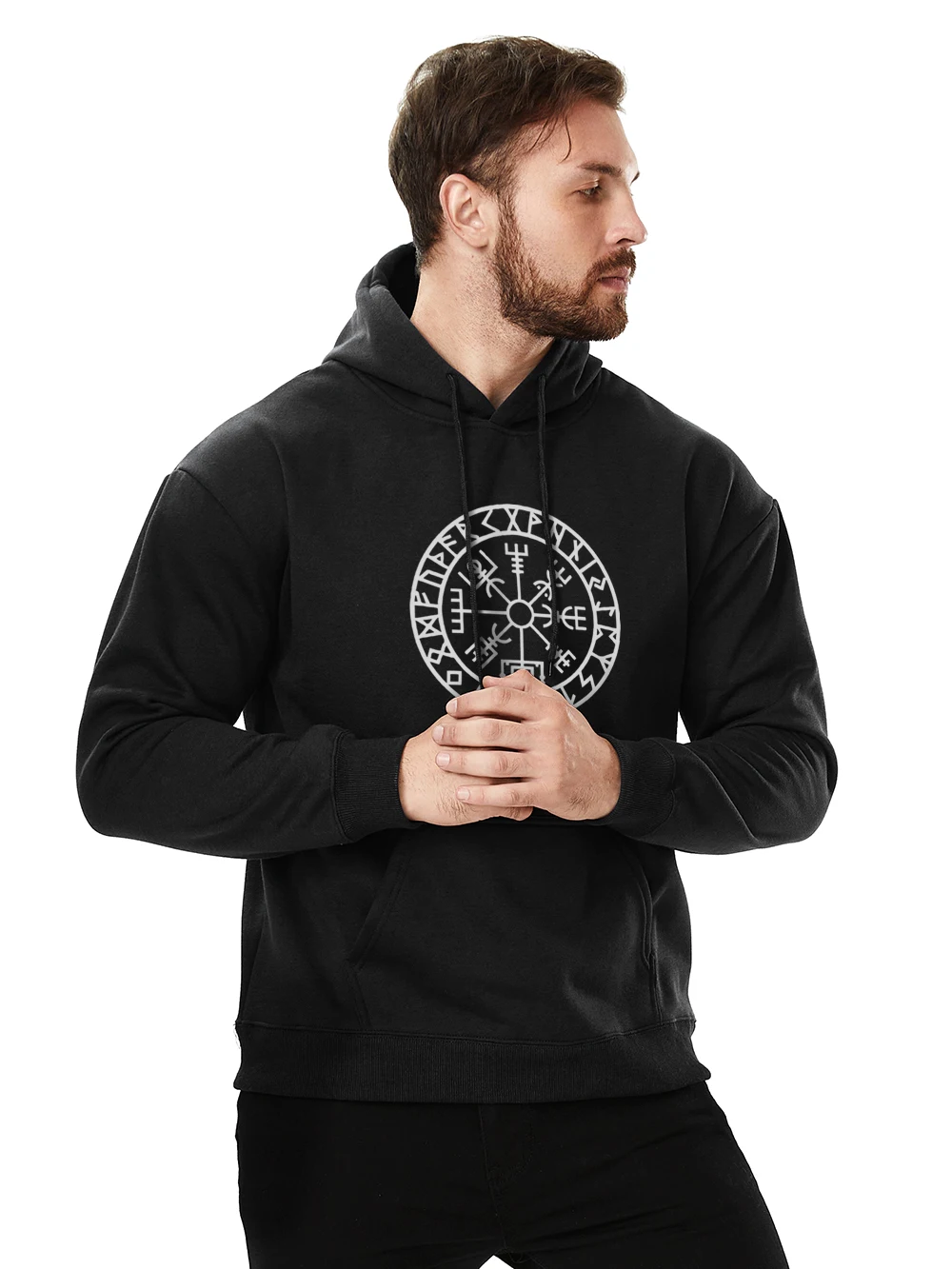 Vikings aegishjalmur Rudder of Awe Print Hoodie Men Winter Heavyweight Cotton Sweatshirt Slim Warm Fleece Streetwear Brand coats
Vikings aegishjalmur Rudder of Awe Print Hoodie Men Winter Heavyweight Cotton Sweatshirt Slim Warm Fleece Streetwear Brand coats