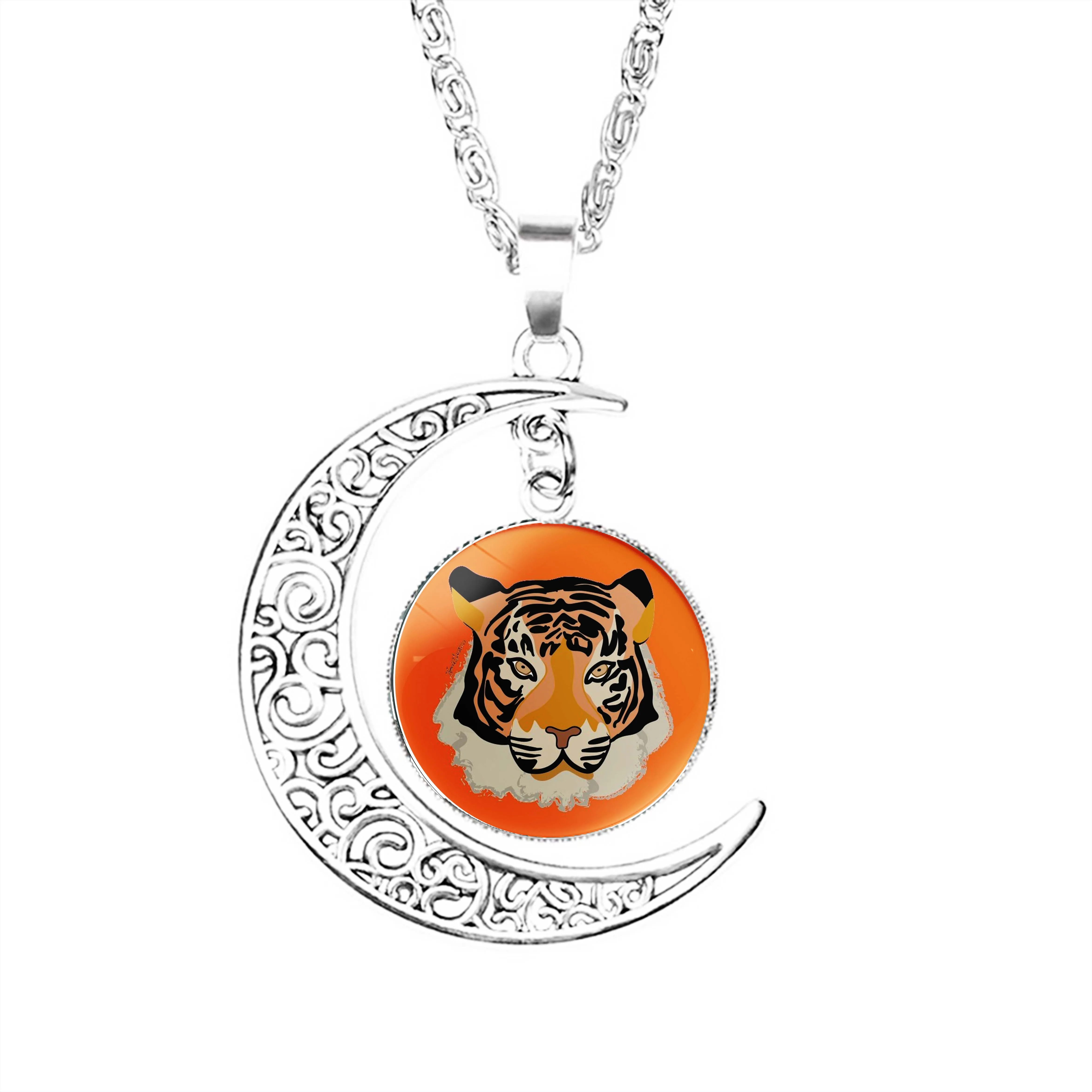 Eye Of The Tiger Moon Necklace Jewelry Charm Dome Lovers Fashion Gifts Accessories Party Women Chain Crescent Boy Glass Lady
Eye Of The Tiger Moon Necklace Jewelry Charm Dome Lovers Fashion Gifts Accessories Party Women Chain Crescent Boy Glass Lady