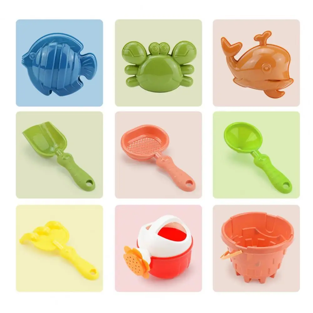 9Pcs/Set Cute Castle Bucket Spade Shovel Rake Water Toy Beach Play Toys Easy-using Comfortable to Grip
9Pcs/Set Cute Castle Bucket Spade Shovel Rake Water Toy Beach Play Toys Easy-using Comfortable to Grip