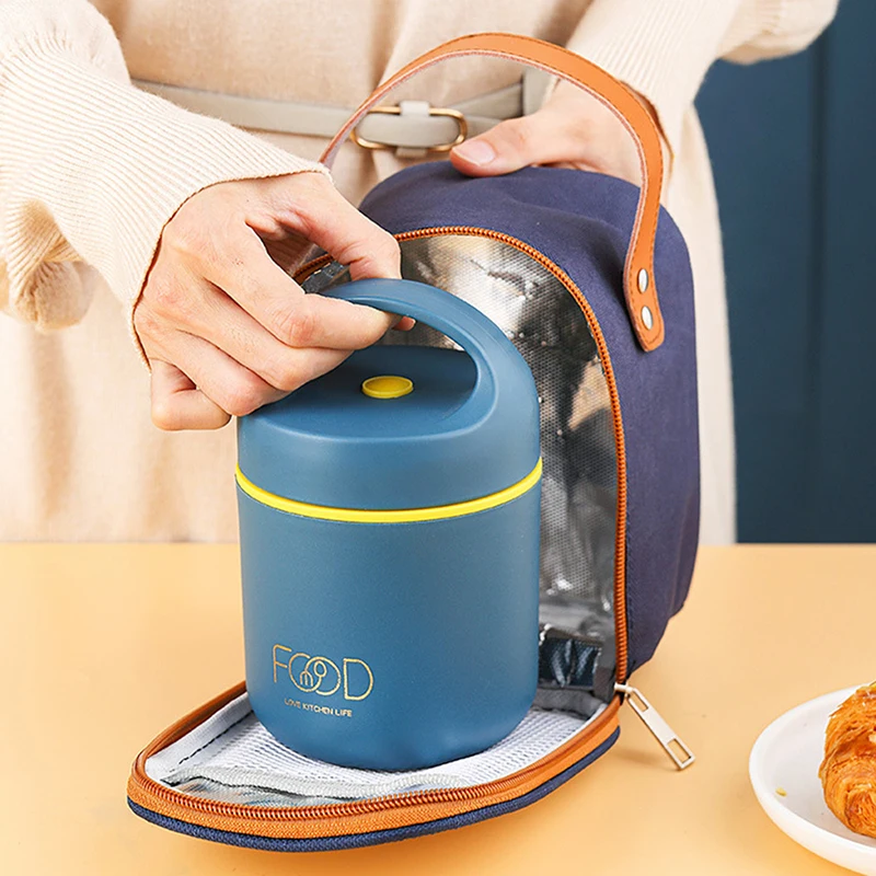 Vacuum Soup Cup Cup Lift Handbag Stainless Steel Lunch Bags For Children Creative Insulation Container Wholesale Lunch Bag
Vacuum Soup Cup Cup Lift Handbag Stainless Steel Lunch Bags For Children Creative Insulation Container Wholesale Lunch Bag