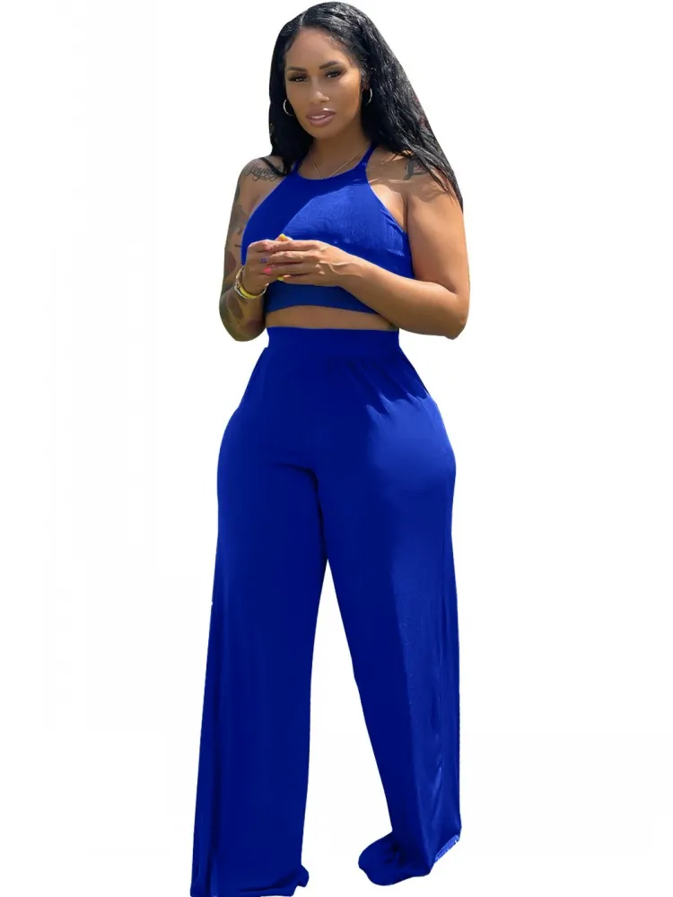 Women Two Piece Set Lace Up Tank Crop Tops And High Waist Pant Suits Sets Summer New Solid Fashion Sexy Velour 2 Piece Outfits
Women Two Piece Set Lace Up Tank Crop Tops And High Waist Pant Suits Sets Summer New Solid Fashion Sexy Velour 2 Piece Outfits