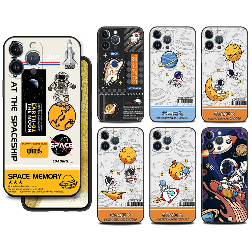Case For Apple iPhone 11 13 14 12 Pro 7 Plus XR X XS Max 6 6S 13Pro Max Black Silicone Phone Funda Fashion Cool Astronaut
Case For Apple iPhone 11 13 14 12 Pro 7 Plus XR X XS Max 6 6S 13Pro Max Black Silicone Phone Funda Fashion Cool Astronaut