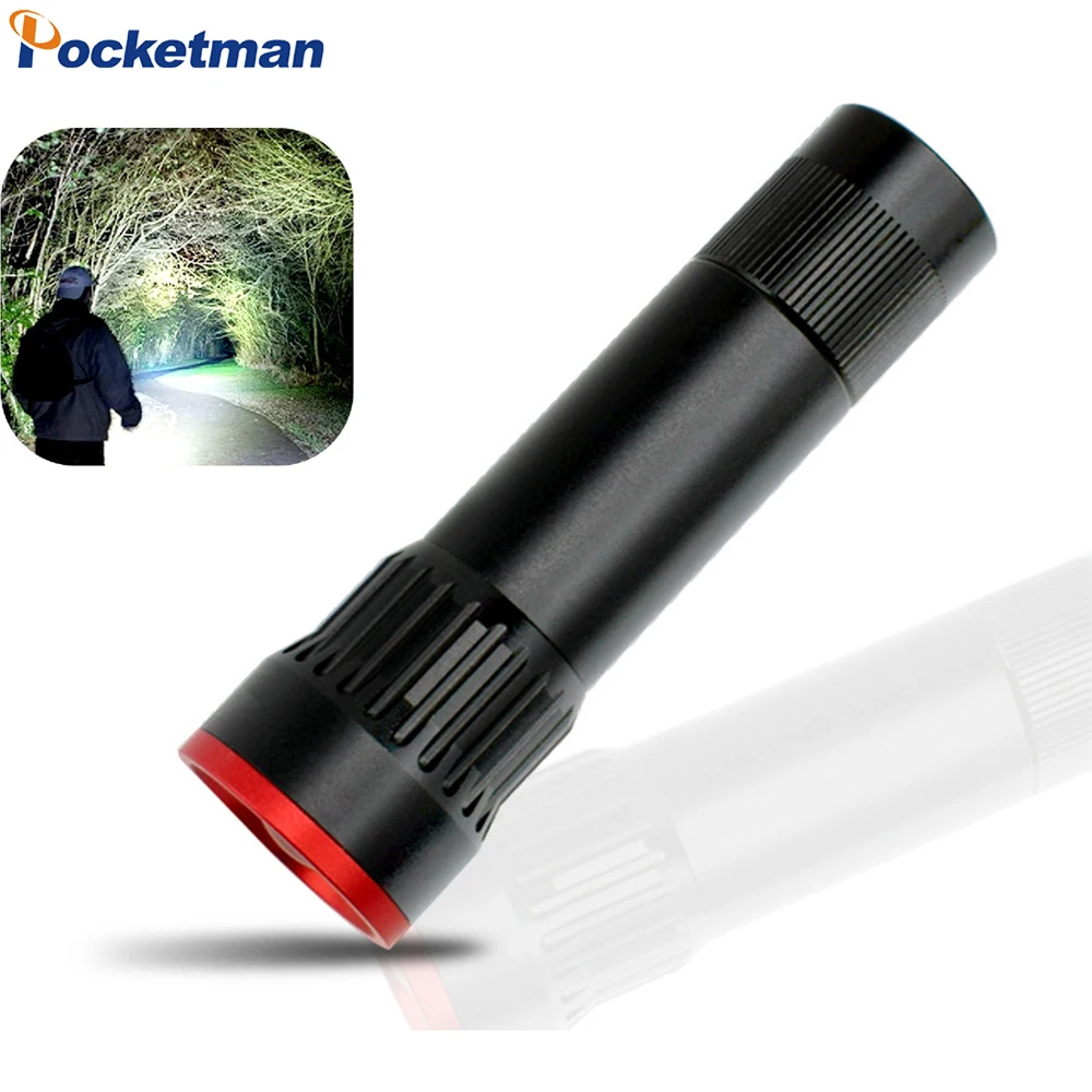 

Aluminum Alloy Flashlight Telescopic Zoom Flashlights Super Bright Flashlight Waterproof Torch for Camping Hunting Fishing 14500