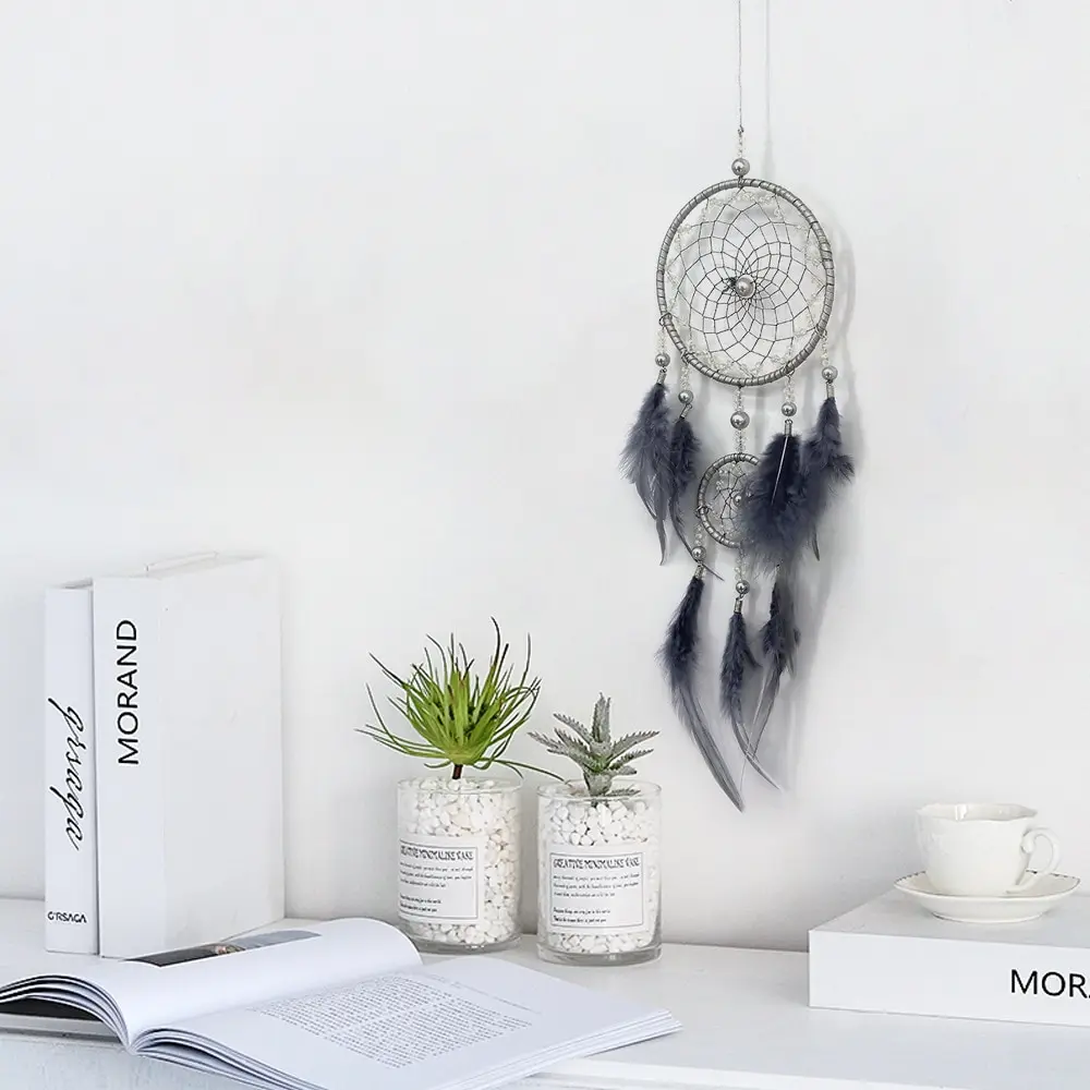 45cm Creative Tassel Catching Monternet Mini Feathers Wind Chimes Pendant Car Wall Hanging Decoration Dream Catcher Home Crafts
45cm Creative Tassel Catching Monternet Mini Feathers Wind Chimes Pendant Car Wall Hanging Decoration Dream Catcher Home Crafts