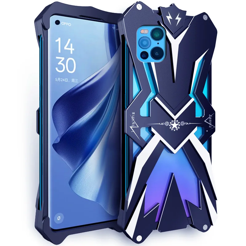 Original Zimon Luxury Thor Heavy Duty Armor Metal Aluminum Mobile Phone Case Covers For Oppo Find X6 X5 X3 Pro Cover Cases 
Original Zimon Luxury Thor Heavy Duty Armor Metal Aluminum Mobile Phone Case Covers For Oppo Find X6 X5 X3 Pro Cover Cases