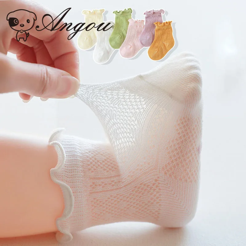 Angou Baby Socks Infant Baby Girls Mesh Socks Summer Kids Boy Girl Solid Color Thin Sock Baby Kids Boy Girl Socks 6 Color
Angou Baby Socks Infant Baby Girls Mesh Socks Summer Kids Boy Girl Solid Color Thin Sock Baby Kids Boy Girl Socks 6 Color
