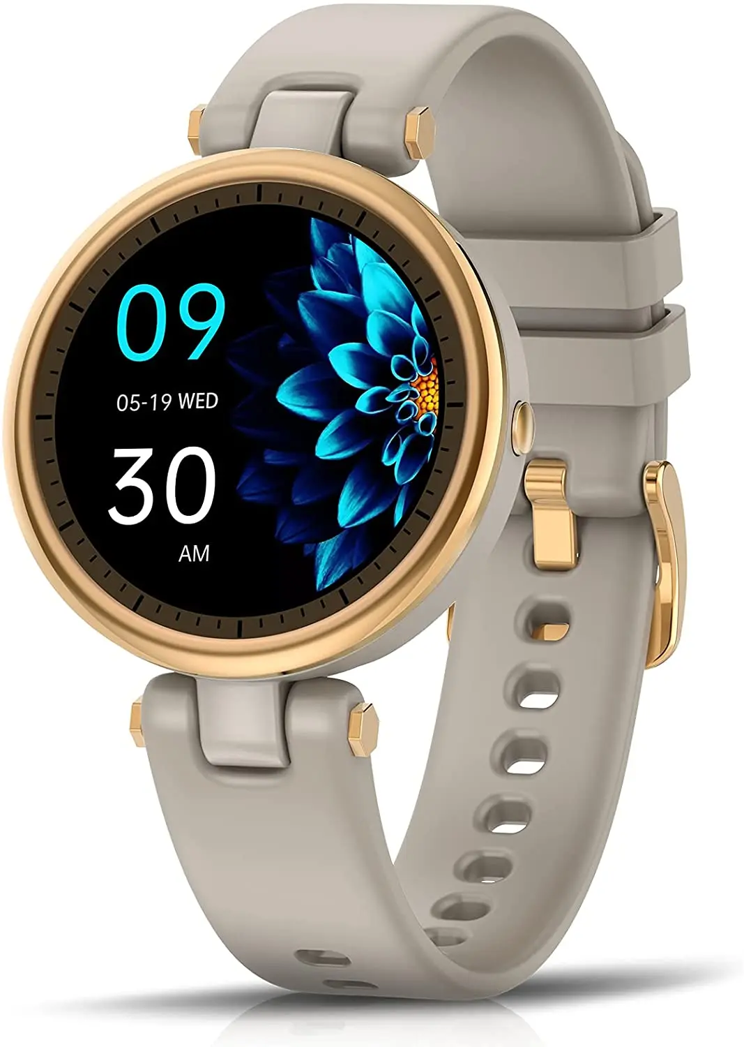 Smart Watch for Women Compatible iPhone and Andriod Phones, 1.09'' Touch Screen Round Smartwatch IP67 Waterproof Fitness
Smart Watch for Women Compatible iPhone and Andriod Phones, 1.09'' Touch Screen Round Smartwatch IP67 Waterproof Fitness