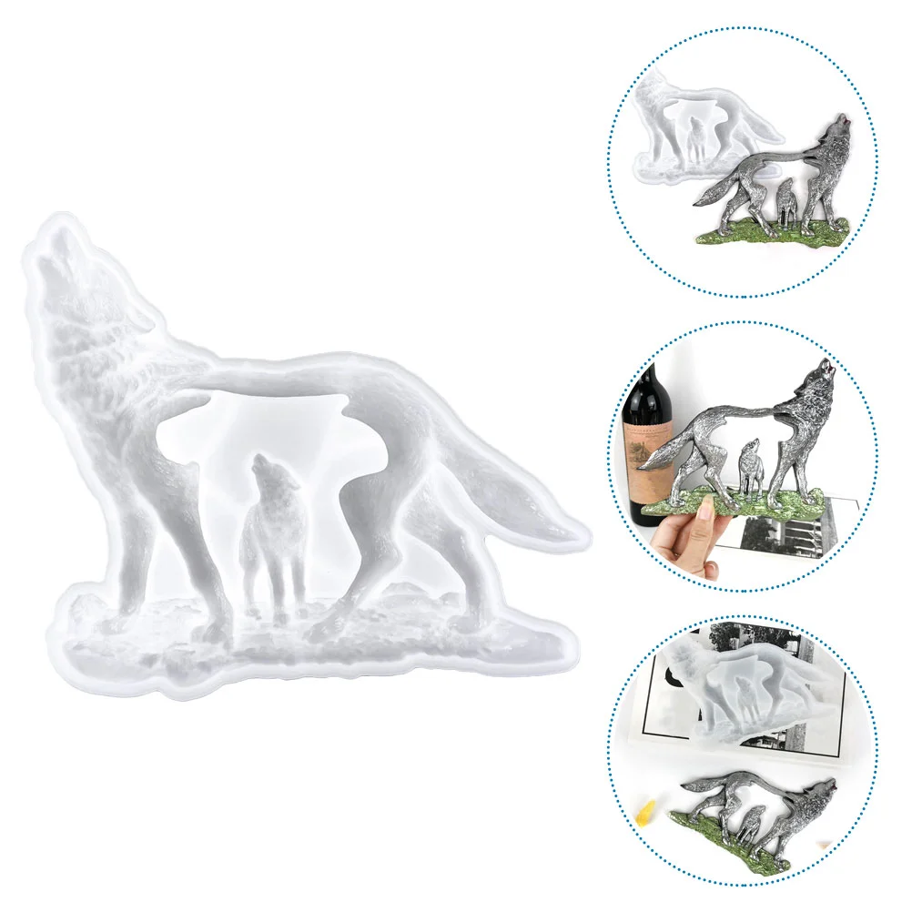 Epoxy Resin Silicone Molds Crafts DIY Supplies Decorative Wolf Shaped White Casting
Epoxy Resin Silicone Molds Crafts DIY Supplies Decorative Wolf Shaped White Casting