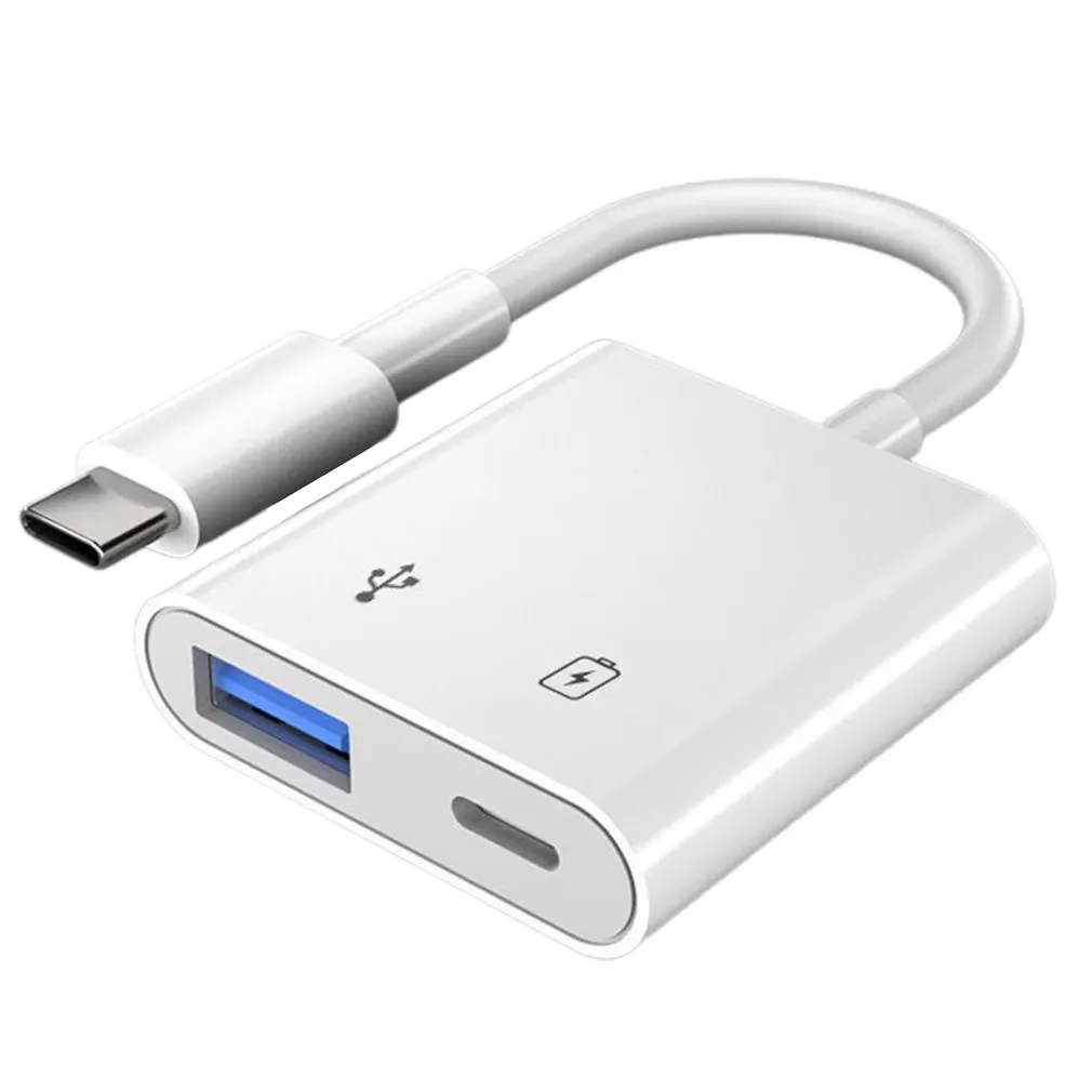 Type-C To USB OTG Adapter With PD Charging Port USB 3.0 OTG Adapter For U-Disk Mouse Keyboard Converter Adapter Dropshipping
Type-C To USB OTG Adapter With PD Charging Port USB 3.0 OTG Adapter For U-Disk Mouse Keyboard Converter Adapter Dropshipping