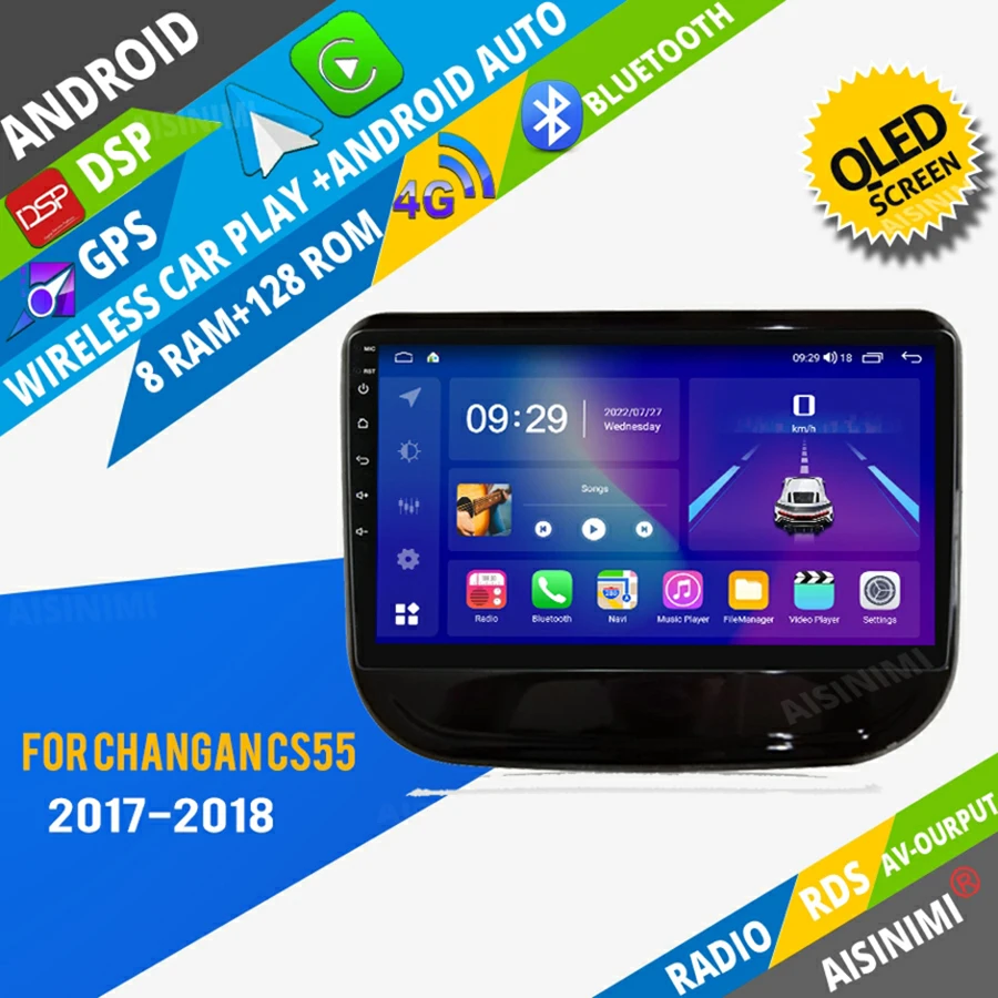 AISINIMI Android Car Dvd Player navigation For Changan CS55 2017-2018 car radio Car Audio Gps Multimedia Stereo Monitor
AISINIMI Android Car Dvd Player navigation For Changan CS55 2017-2018 car radio Car Audio Gps Multimedia Stereo Monitor