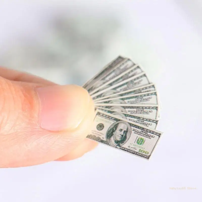Y4UD Craft Decorations Miniature Dollars Cash Dollhouse Ornament For Dollhouse Access
Y4UD Craft Decorations Miniature Dollars Cash Dollhouse Ornament For Dollhouse Access