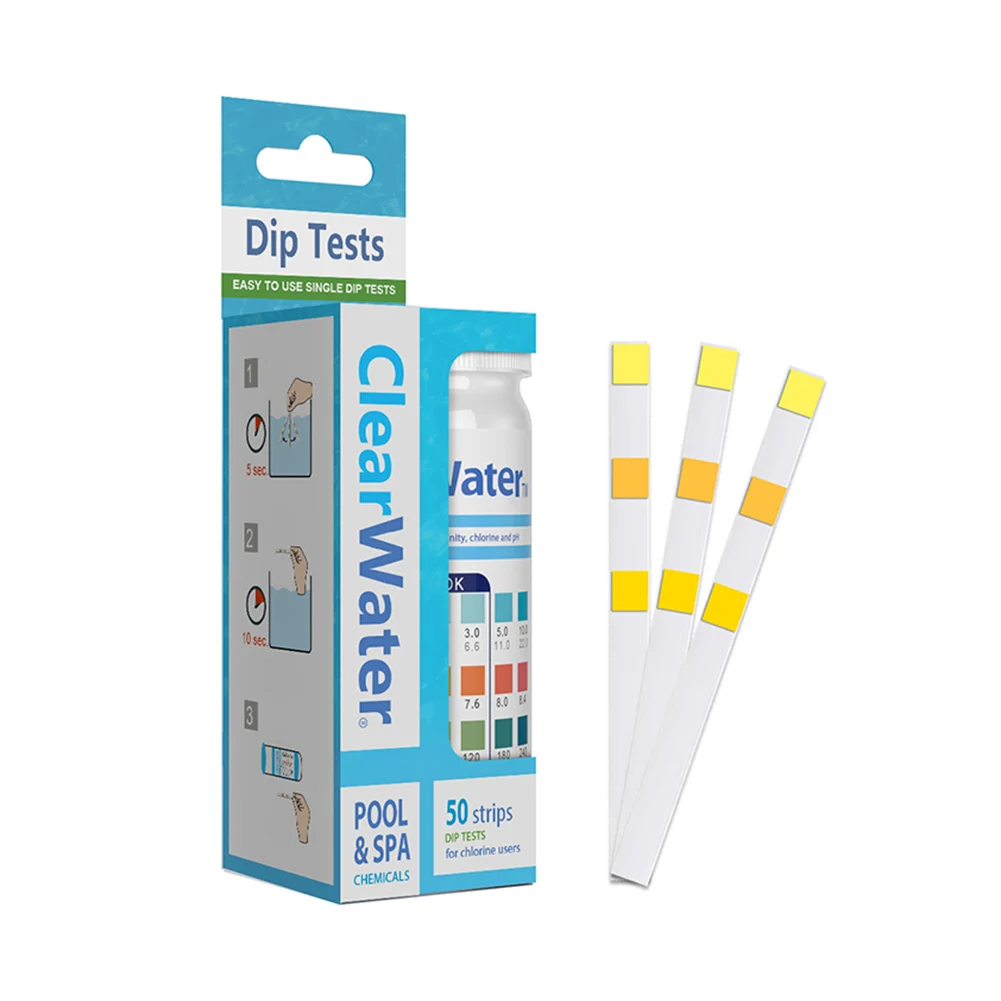 Portable 3 in 1 Swimming Pool PH Test Paper Chlorine Hardness Water Quality Test Strip Pool Spa Cleaner Accessories
Portable 3 in 1 Swimming Pool PH Test Paper Chlorine Hardness Water Quality Test Strip Pool Spa Cleaner Accessories