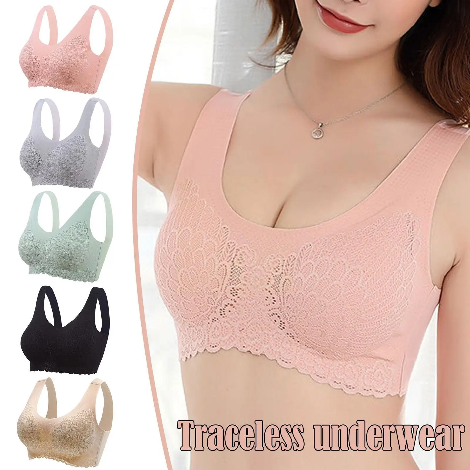 Women Seamless Comfort Push Up Bra Shapewear Stretch Vest Top Crop Sports Comfy G9V6
Women Seamless Comfort Push Up Bra Shapewear Stretch Vest Top Crop Sports Comfy G9V6