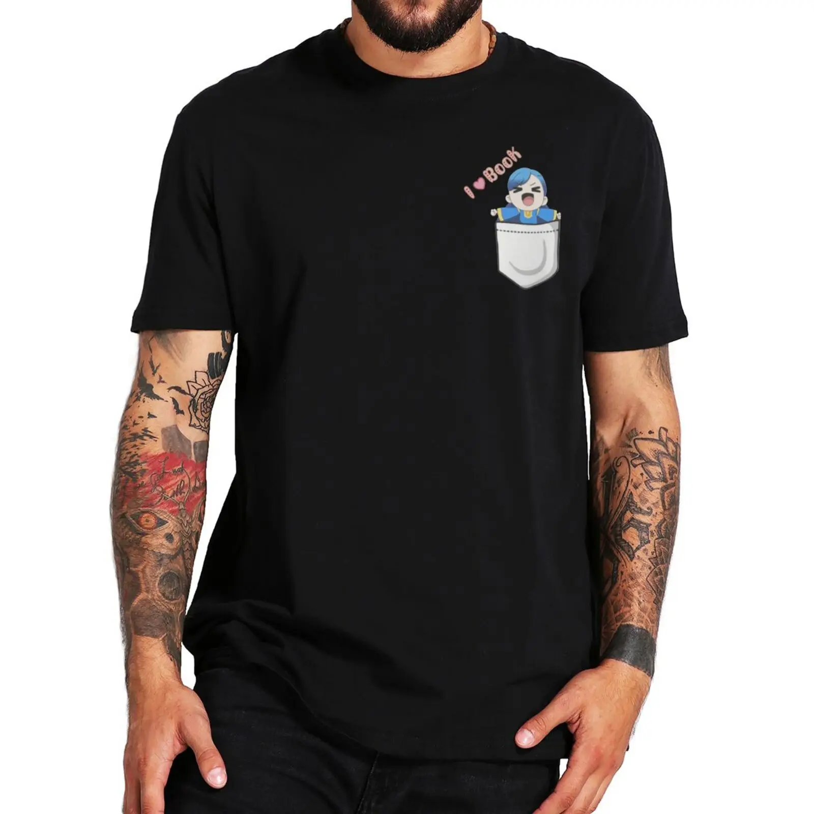 I Love Book Myne In The Pocket T Shirt Ascendance Of A Bookworm Anime Manga Fans Tee Summer Cotton Soft Men T-shirt EU Size
I Love Book Myne In The Pocket T Shirt Ascendance Of A Bookworm Anime Manga Fans Tee Summer Cotton Soft Men T-shirt EU Size