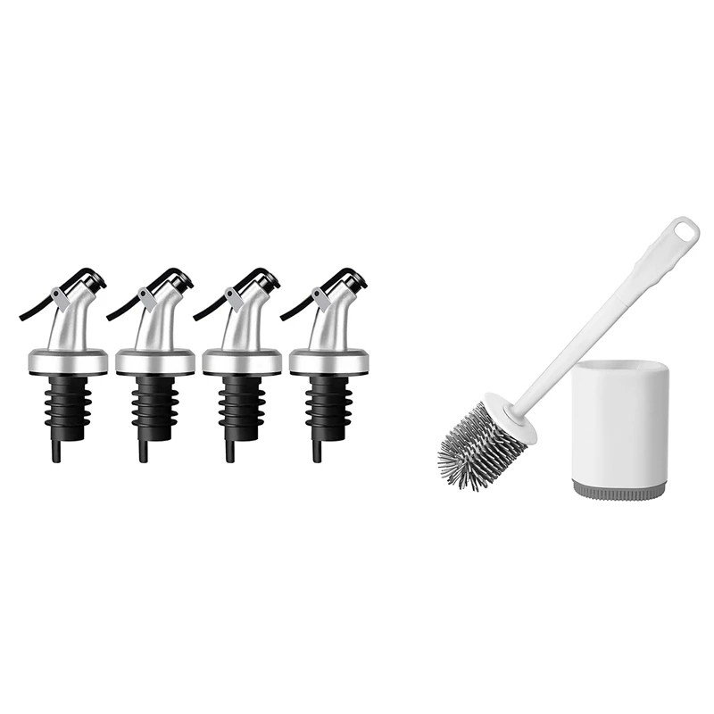 Щетка и держатель для унитаза, набор силиконовых держателей для туалетной щетки с 4 насадками для масла, герметичный держатель для бутылки...
Щетка и держатель для унитаза, набор силиконовых держателей для туалетной щетки с 4 насадками для масла, герметичный держатель для бутылки...
