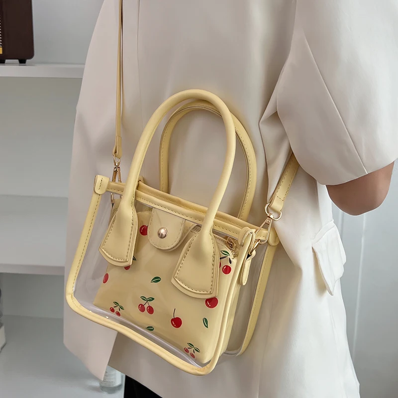 Fashion Women Small Transparent Handbags High Quality Ladies Pu Leather Shoulder Messenger Bags for Women Casual Crossbody Bag
Fashion Women Small Transparent Handbags High Quality Ladies Pu Leather Shoulder Messenger Bags for Women Casual Crossbody Bag
