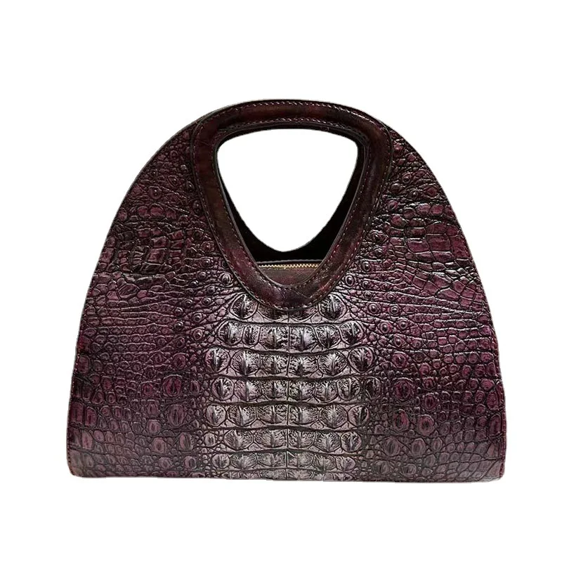 New Top Layer Handbag Crocodile Pattern Crossbody Bag High Quality Shoulder Bag European and American Fashion Birkin Bag
New Top Layer Handbag Crocodile Pattern Crossbody Bag High Quality Shoulder Bag European and American Fashion Birkin Bag