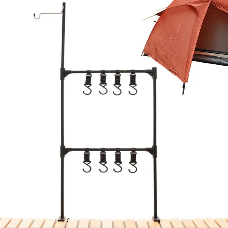 Camping Storage Rack Collapsible Aluminum Alloy Travel Storage Rack With Hooks Lightweight Organizer Rack Durable Picnic Rack
Camping Storage Rack Collapsible Aluminum Alloy Travel Storage Rack With Hooks Lightweight Organizer Rack Durable Picnic Rack