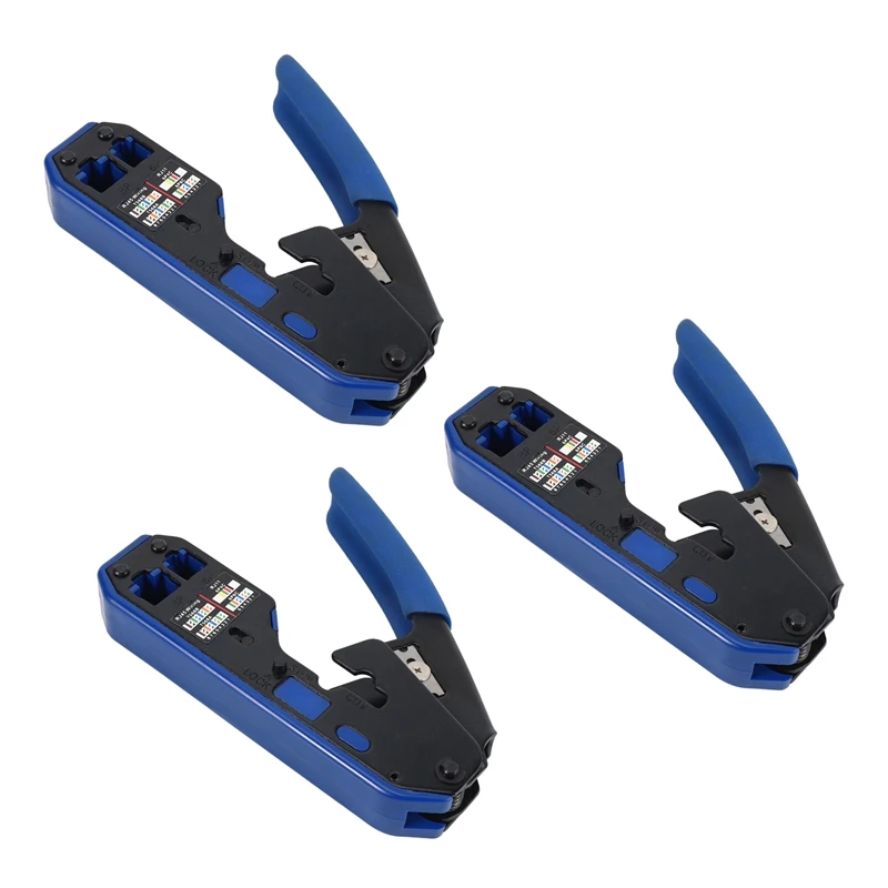 3X RJ45 инструмент сетевой обжимной инструмент Rj45 обжимной инструмент для зачистки резак для Rj45 Cat6 Cat5e Cat5 Rj11 Rj12 разъем
3X RJ45 инструмент сетевой обжимной инструмент Rj45 обжимной инструмент для зачистки резак для Rj45 Cat6 Cat5e Cat5 Rj11 Rj12 разъем